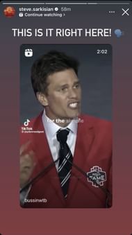 Steve Sarkisian’s Instagram story